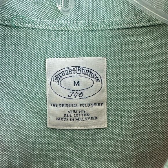 Brooks Brothers Men’s Flannel Shirt Medium Slim Fit - Picture 5 of 8